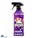 خرید اسپری خوشبوکننده هوا یوموش مدل Lotus با رایحه نیلوفر آبی حجم 450 میلی‌لیتر. خوشبوکننده محیط با ماندگاری بالا و رایحه آرامش‌بخش گل‌ها. ارس باما