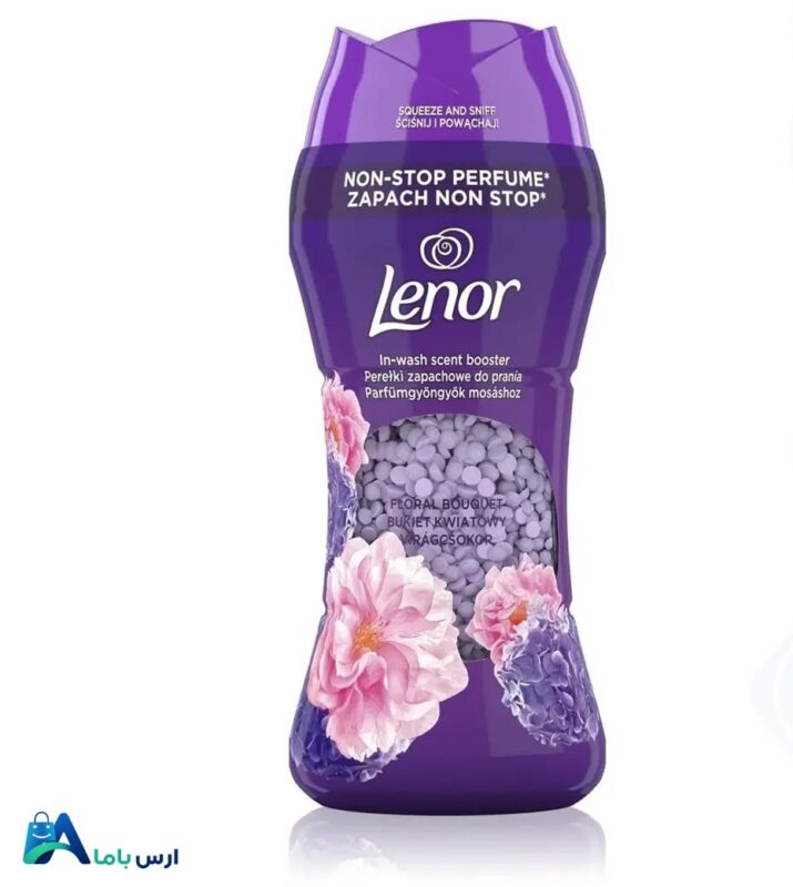 خرید دانه خوشبو کننده لباس لنور (Lenor) مدل Ametista وزن 195 گرم با بهترین قیمت. ایجاد رایحه ماندگار و حفظ طراوت انواع البسه با تکنولوژی پیشرفته خوشبوکنندگی. ارس باما