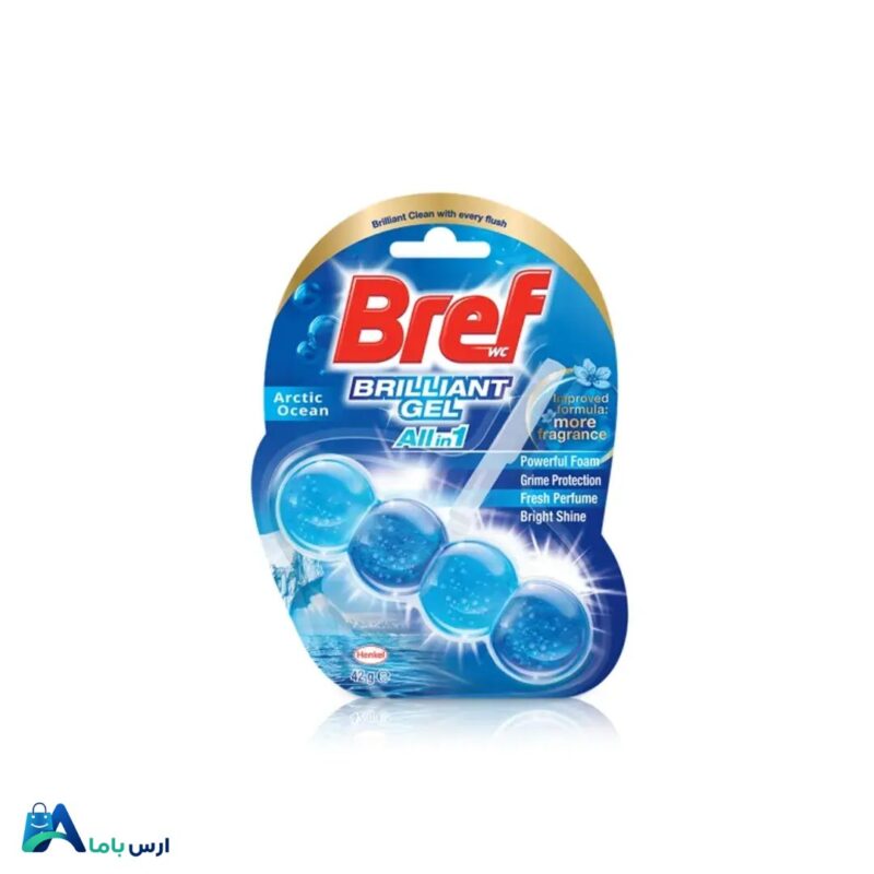 خرید اینترنتی قرص توالت فرنگی برف مدل Brilliant Gel با رایحه اقیانوس. ضد عفونی کننده، براق کننده و خوشبو کننده قوی با ماندگاری بالا و قیمت مناسب. ارس باما