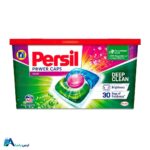 خرید اینترنتی قرص ماشین لباسشویی پرسیل Power Caps Color بسته 40 عددی با بهترین قیمت. قدرت لکه‌زدایی بالا و محافظت از رنگ و بافت انواع لباس‌های رنگی. ارس باما