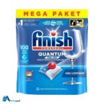 خرید قرص ماشین ظرفشویی فینیش Quantum Ozel Seri بسته 100 عددی با فرمولاسیون پیشرفته پاوربال. تمیزی بی‌نظیر، درخشش کریستالی و محافظت از ظرفشویی. ارس باما