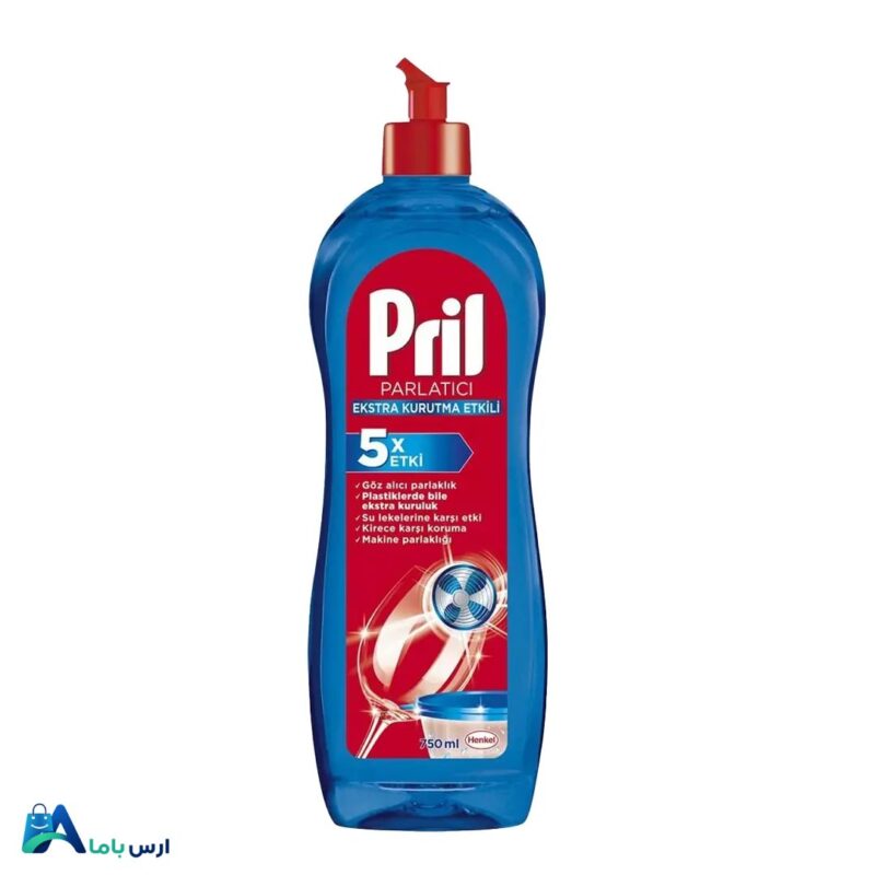 خرید اینترنتی مایع جلادهنده ظرفشویی پریل مدل Parlatici حجم 750 میلی‌لیتر. افزایش درخشندگی، جلوگیری از لکه‌های آب و محافظت از ظروف شیشه‌ای. ارسال سریع. ارس باما