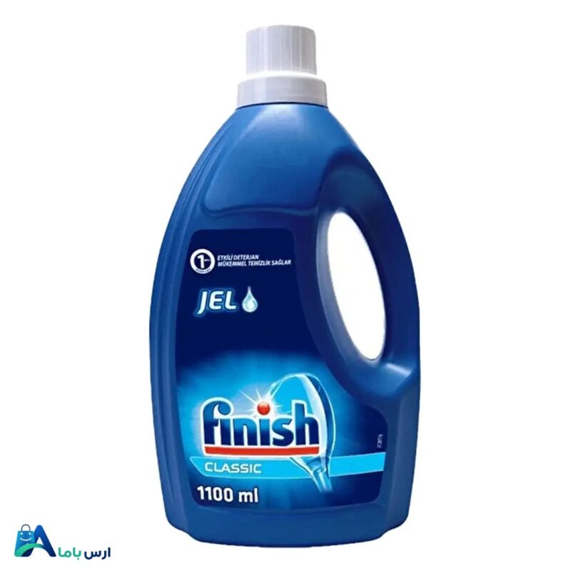 خرید ژل ماشین ظرفشویی فینیش مدل Classic حجم 1100 میلی‌لیتر با بهترین قیمت. قدرت چربی‌زدایی فوق‌العاده، مناسب برای شست‌وشوی سریع و جلوگیری از ایجاد رسوب در دستگاه. ارس باما