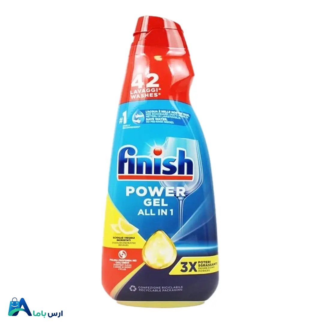 ژل-ماشین-ظرفشویی-فینیش-لیمون-940-گرمی.jpg خرید آنلاین ژل ماشین ظرفشویی فینیش مدل 3X Limon با قدرت چربیزدایی بالا. مناسب برای برنامههای شستوشوی سریع و جلوگیری از ایجاد رسوب. تضمین اصالت و کیفیت. ارس باما